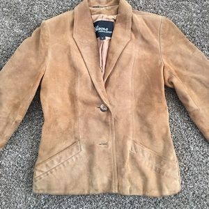 Wilsonโs Leather Tan Suede Jacket